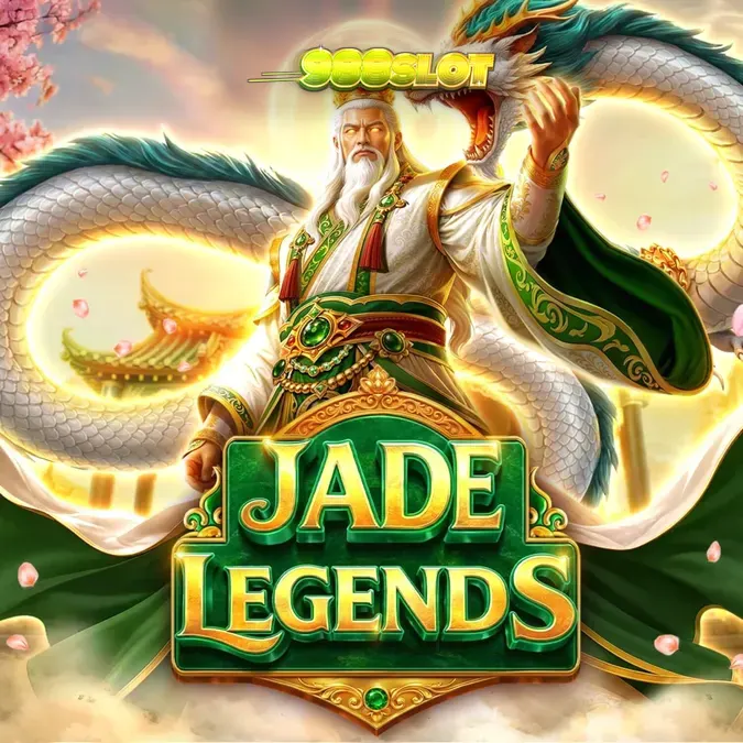 Tampilan visual slot Jade Legends dengan nuansa Asia dan grid 7x7